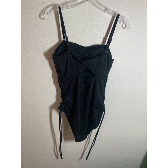 NWOT One Piece Swimsuit Women's Size Medium Black AD3 - Picture 3 of 5